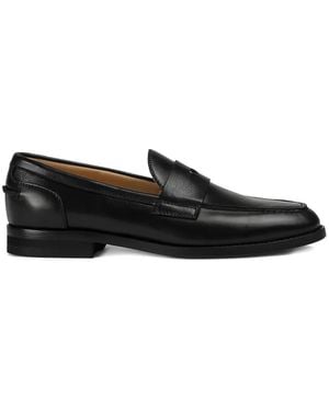 Doucal's Leather Loafers - Black