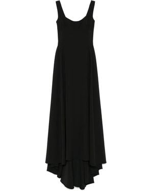 Atu Body Couture Dart-Detailed Gown - Black