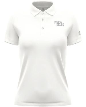REDELK Logo-Print Polo Top - White