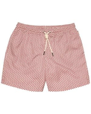Orlebar Brown Boxer Patterned Swim Shorts - Pink