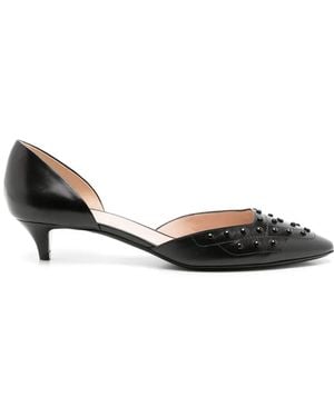Tod's Spitze Pumps Mit Nieten - Schwarz
