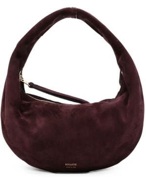KHAITE Olivia Leather Tote Bag - Brown