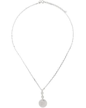 Maria Black Fragola Pendant Necklace - White