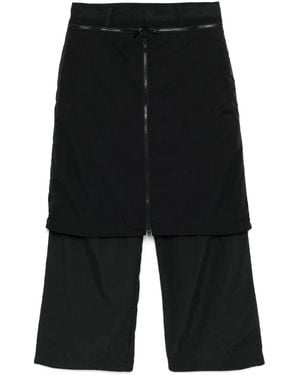 Juun.J Layered Skirt Trousers - Black