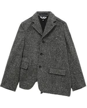 COMME DES GARÇON BLACK Button Flap-Pocket Blazer - Grey