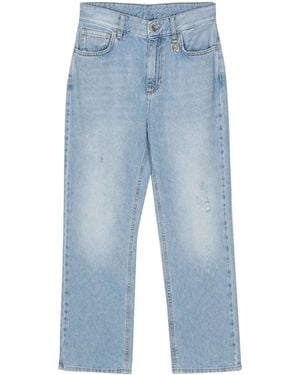 Liu Jo Distressed Cropped Jeans - Blue