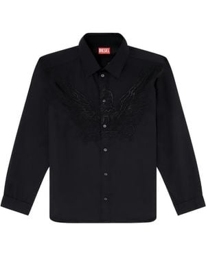 DIESEL Long Sleeve Shirt - Black
