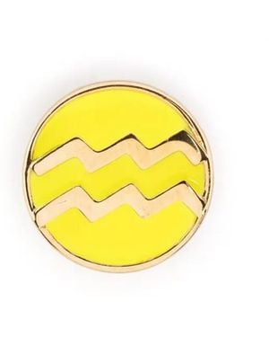 Maria Black Aquarius Pop Coin Charm - Yellow