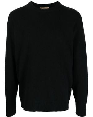 Nuur Strickpullover Mit Rundhalsausschnitt - Schwarz