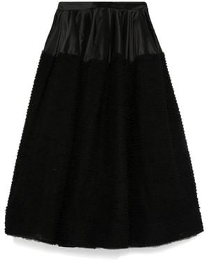 Viktor & Rolf Circle Frilled Skirt - Black