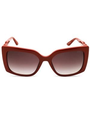 Guess Lunettes De Soleil À Monture Rectangulaire - Rose