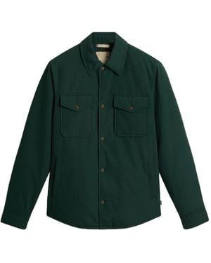 Woolrich Button-Fastening Flap-Pocket Jacket - Green