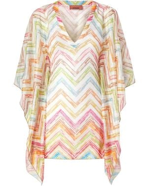 Missoni Printed Mini Dress - White
