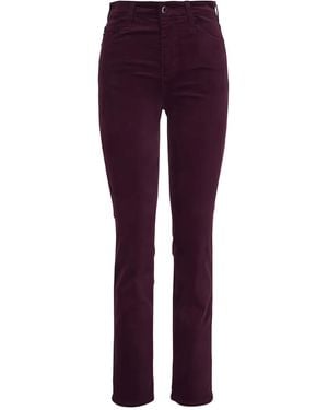 AG Jeans Button-Fastening Jeans - Purple
