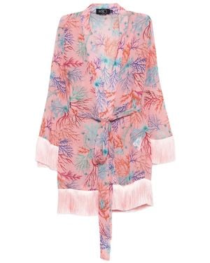 PATBO Robe De Plage À Franges - Pink
