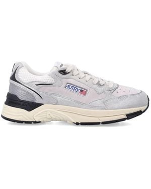 Autry Hyperway Paneled Sneakers - White