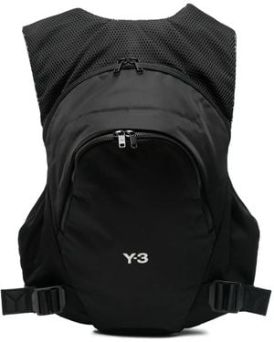 Y-3 ロゴ バックパック - ブラック