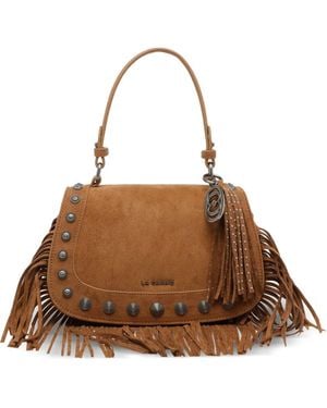La Carrie Fringe Shouder Bag - Brown