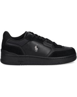 Polo Ralph Lauren Logo-detail sneakers - Schwarz