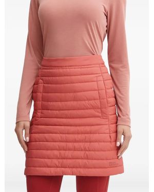 Jack Wolfskin Iceguard Quilted Mini Skirt - Red