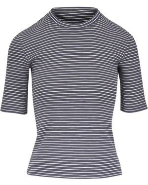 Vince Striped T-Shirt - Blue