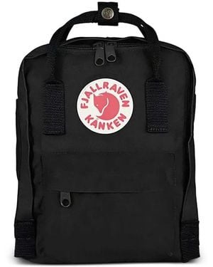 Fjallraven Kånken Logo-Patch Backpack - Black
