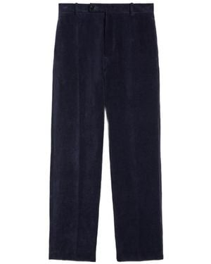 Jil Sander Velvet Pants - Blue