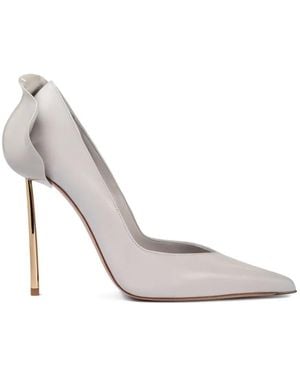 Le Silla Petalo Heeled Pumps - White