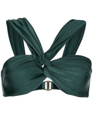PATBO Off-Shoulder Bikini-Top - Green