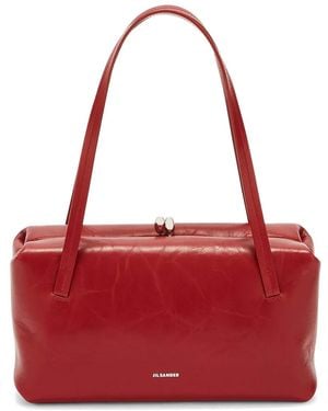 Jil Sander Goji Pillow レザー ショルダーバッグ - レッド