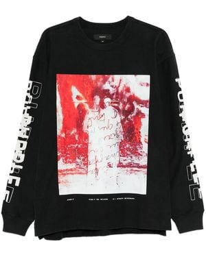 Purple Brand Klassisches Sweatshirt - Schwarz