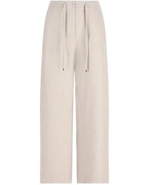 Max Mara Drawstring-Waist Trousers - White