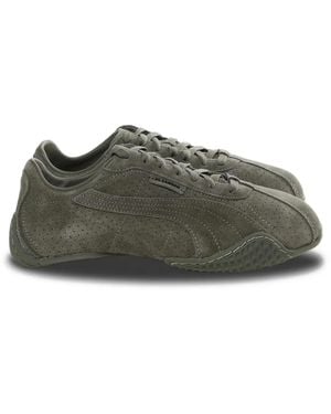 PUMA X Jil Sander Perforated Trainers - Green