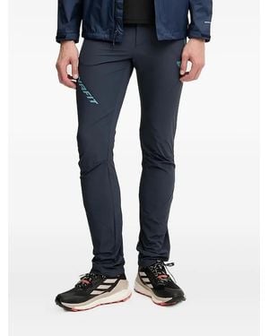 Dynafit Pantalon À Logo Imprimé - Bleu