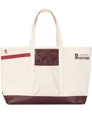 AS2OV 'Alberton' Shopper Aus Canvas - Mehrfarbig