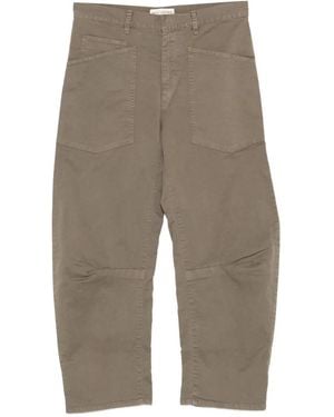 Nili Lotan パッチポケット パンツ - グレー