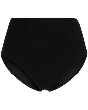 Duskii High-Waisted Bikini Bottoms - Black