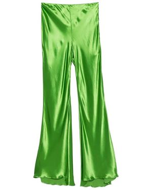 Erika Cavallini Semi Couture High-Waisted Trousers - Green