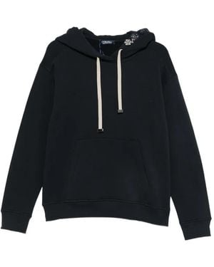 Max Mara Aurora Crystal-Embellished Drawstring Hoodie - Black