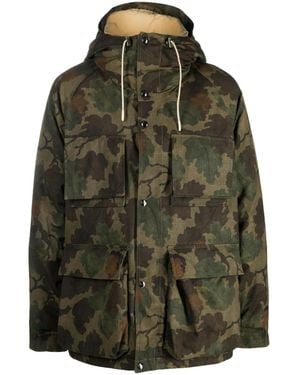 Woolrich Camouflage Cotton Jacket - Green
