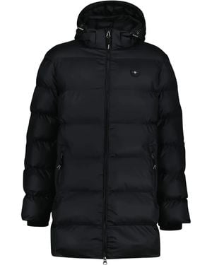 GANT Hooded Quilted Jacket - Black