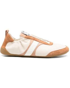 Chloé Kick Logo-Engraved Trainers - Pink