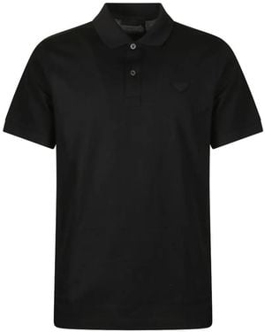 Prada Polo A Maniche Corte - Nero