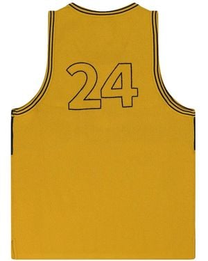 Aimé Leon Dore Knit Basketball Jersey - Yellow