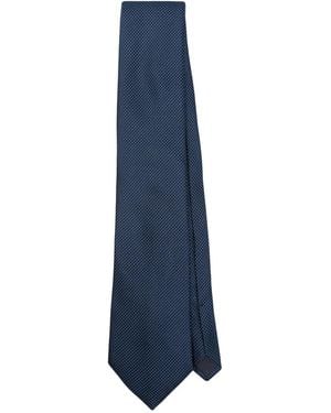 Fursac Stropdas Met Stippen - Blauw