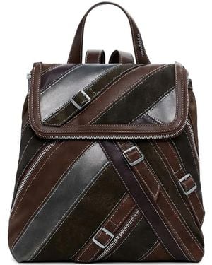 Desigual Panelled Zip-Detail Backpack - Black