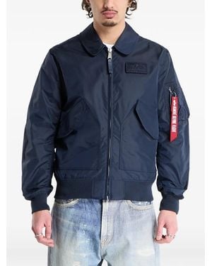 Alpha Industries Cwu-36/P Tt Light Bomber Jacket - Blue
