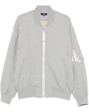Comme des Garçons Zipped Bomber Jacket - Grey