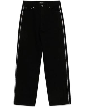 Amiri Jeans Crystal Stripe - Nero