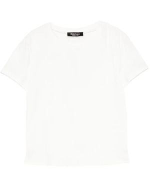BLAKLACE T-Shirt À Logo Brodé - White